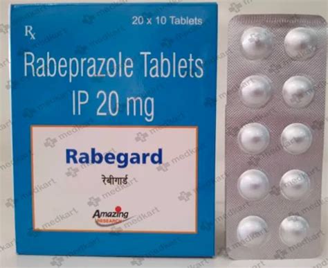 RABEGARD 20MG TABLET 10'S Price, Uses, Side Effects & Substitutes | Medkart