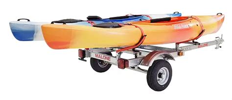 Malone Auto Racks EcoLight 2 Kayak Trailer Kit with V-Racks | Publiclands