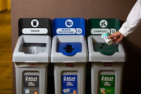 Trash Can With Recycle And Compost at Donald Edwards blog