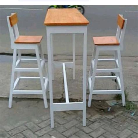 Jual meja bar set 1 meja 2kursi sandar minimalis - Kota Tangerang - UD ...