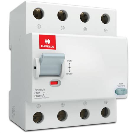 HIGHER RATING RCCB FP 300 mA - 80 A (DHRMCMFF300080)
