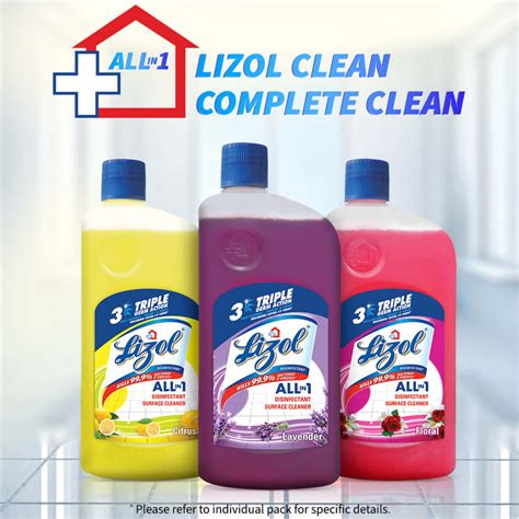 Buy LIZOL LAVENDER DISINFECTANT FLOOR CLEANER LIQUID BOTTLE OF 500 ML ...