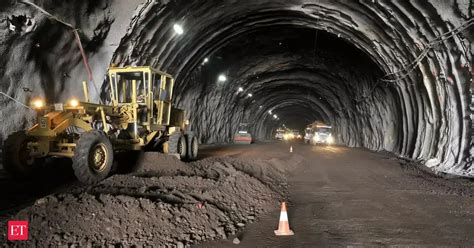 India's longest rail tunnel: Tunnel boring machine operators cut ...