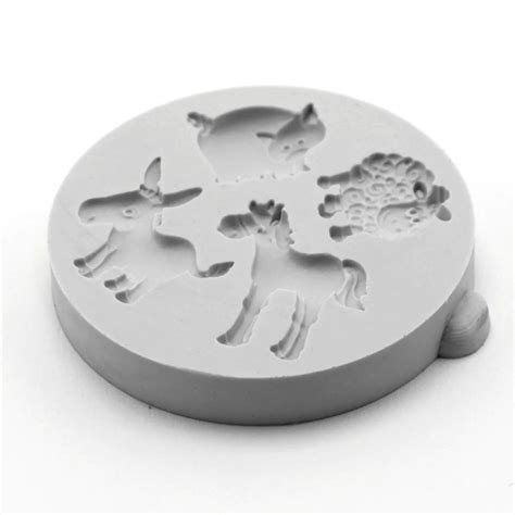 Miniature Farm Animals Silicone Mould