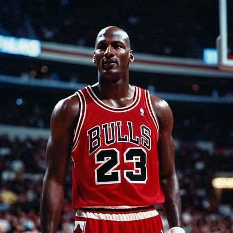 Michael Jordan, Chicago Bulls, Jersey No. 23, 3-Point Shot | Stable ...