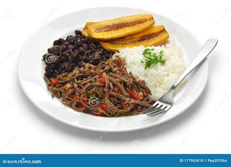 Pabellon Criollo, Venezuelan National Dish Stock Photo - Image of ...
