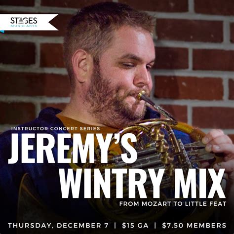 Stages Instructor Concert: Jeremy Norris' Wintry Mix - Stages Music Arts