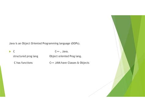 Java Notes Unit1 part2 - Java is an Object Oriented Programming ...