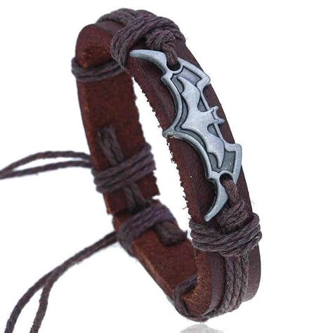 Leather Bracelets - Batman - Bracelets for Men - Zuzu's Trove