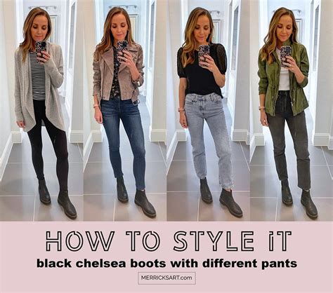 4 ways to wear the black chelsea boots from the nsale – Artofit