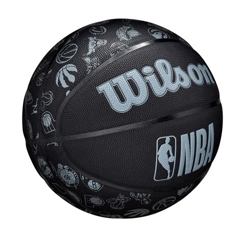 Youths All Team Wilson NBA Full Size Outdoor Basketball Ball - Black ...