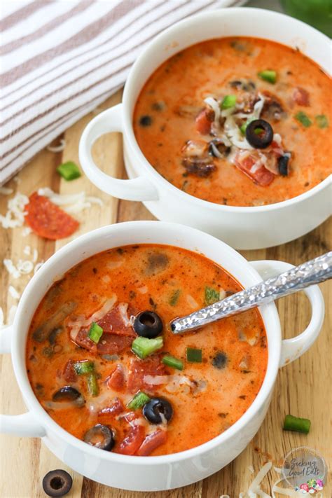 Easy Recipe for Pizza Soup • Seeking Good Eats
