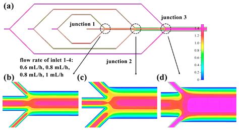 Effect of Flow Velocity on Laminar Flow in Microfluidic Chips