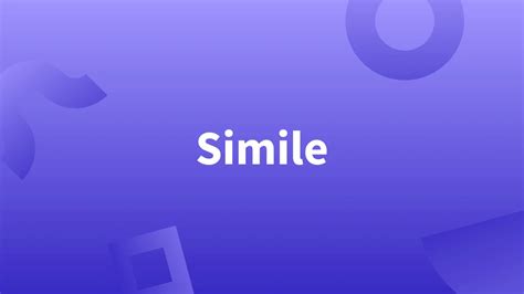 Image result for Example of Similé