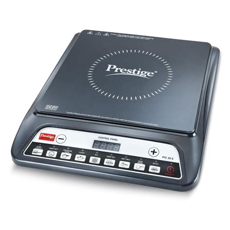 Prestige PIC 20 1600W Induction Cooktop with 4KV Surge Protection & 8 ...