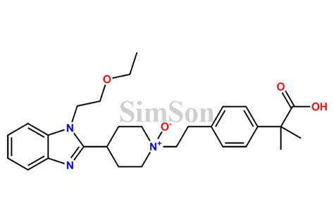 Bilastine N-Oxide | CAS No- 2069238-47-5 | Simson Pharma Limited