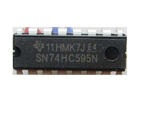 GURU ELECTRONICS 2Pcs SN74HC595N 74HC595 8-Bit Shift Register DIP-16 IC ...