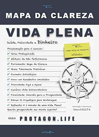 Mapa da Clareza: Vida Plena - Saúde, Felicidade e Dinheiro (Protagon ...