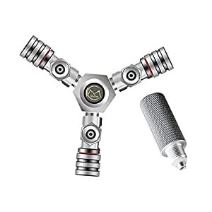 Lyla CO2 Spliter Regulator Aquarium Multi Way Air Flow Needle Valve 3 ...