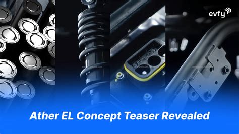 Ather EL Concept Teaser Revealed — Affordable New Electric Scooter ...