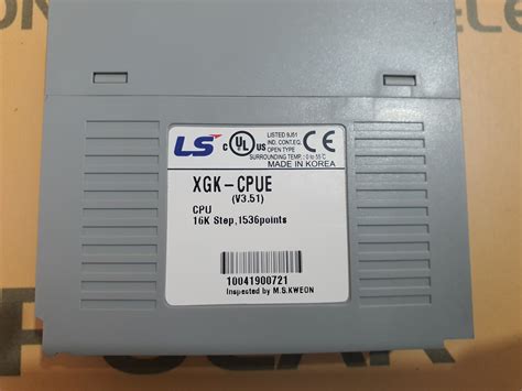 LS XGK-CPUE CPU 16K STEP,1536POINTS - Polar Makina Endüstriyel ...