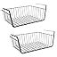 Go Hooked 12 Inch Undershelf Storage Basket Pack of 2 | Multipurpose ...