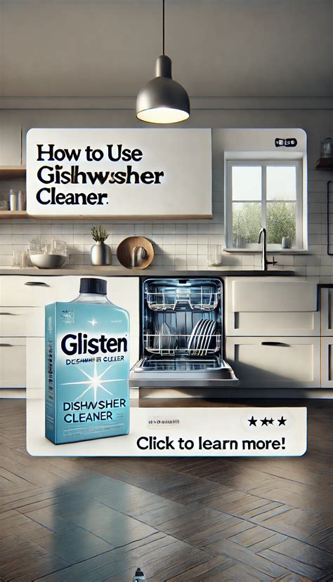 How to Use Glisten Dishwasher Cleaner: Easy Step-by-Step Guide