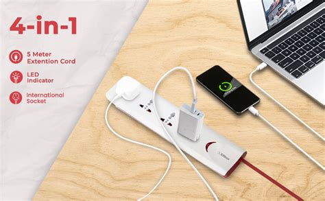 Buy EMBOX Extension Board with Switches 1500 W, 4 Universal Sockets ...