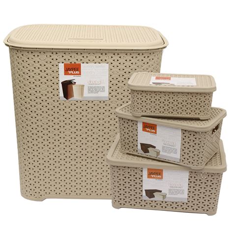 Jaypee Plus Drop all Small & Keep all 3+1 Combo Laundry Basket 50 ...