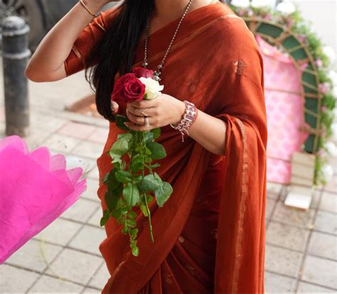 Rust orange 08 jute linen saree – House of Raadhvi