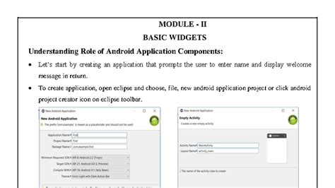 MAD 2: Creating a Welcome Message Android App with API 16 - Studocu