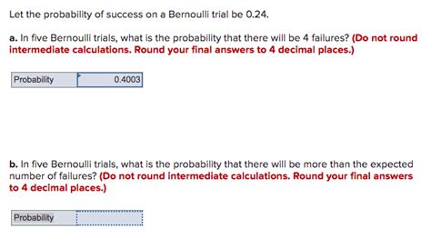 Image result for Bernoulli Trials Probability Questions