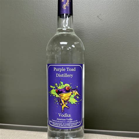 80 Proof Vodka in 750 mL Bottle – Purple Toad Winery & Distillery