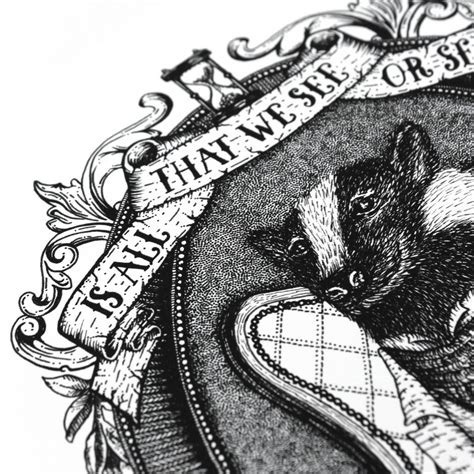 'Dream Within A Dream' Edgar Allan Poe Quote Print By Chatty Nora