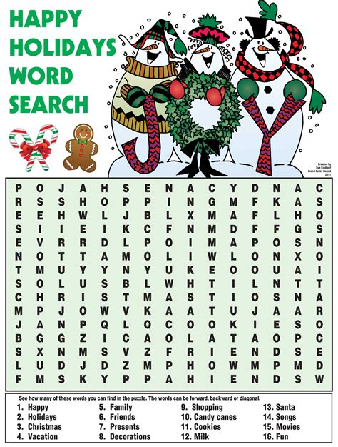 Christmas Word Search - Best Coloring Pages For Kids