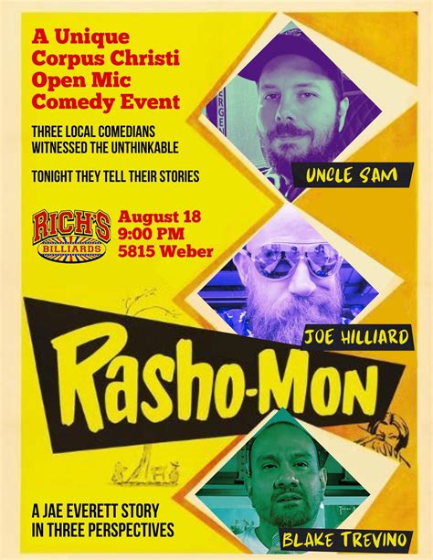The Unofficial Roast of Jae Everett Ft. Rashomon Comedy Open Mic, Rich ...