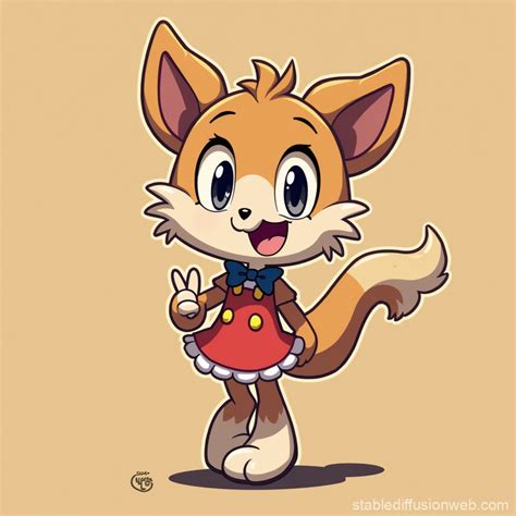 Vee from Dandy World Portrait | Stable Diffusion Online