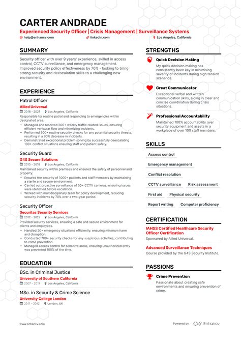 5 Public Safety Officer Resume Examples & Guide for 2024