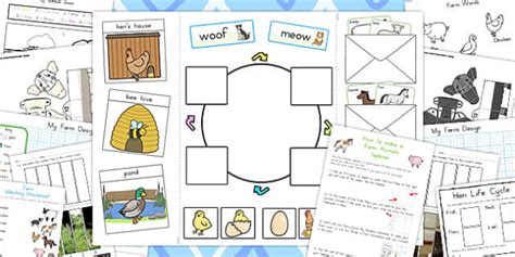 Farm Animals Lapbook Creation Pack