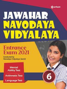 Jawahar Navodaya Vidyalaya Entrance Exam 2021 Class 6: Buy Jawahar ...