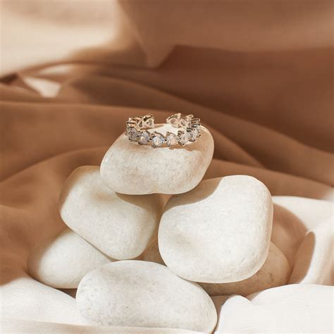 Silver Heart Tennis Ring | Salty – Salty Accessories