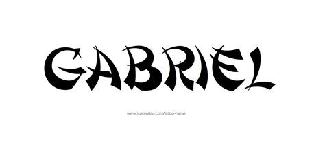 Gabriel Name Tattoo Designs | Name tattoo designs, Name tattoo, Tattoo designs