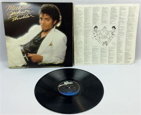 Lot - Michael Jackson "Thriller" 1982 LP Vinyl Record Epic QE-38112 Stereo