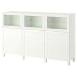 BESTÅ storage combination with doors, white Lappviken/Sindvik white ...