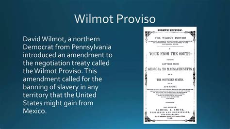 President Polk and the Wilmot Proviso | PPTX