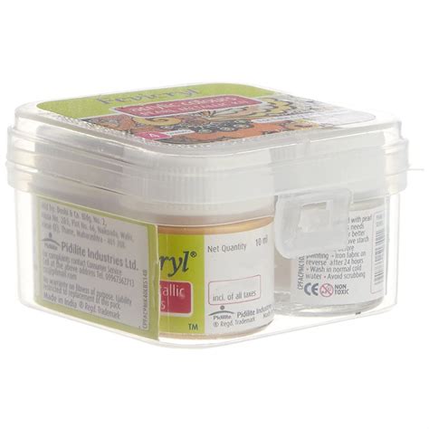 Fevicryl Pearl Metallic Colours 4x15 ML – PAPERQUIRKS STATIONERY