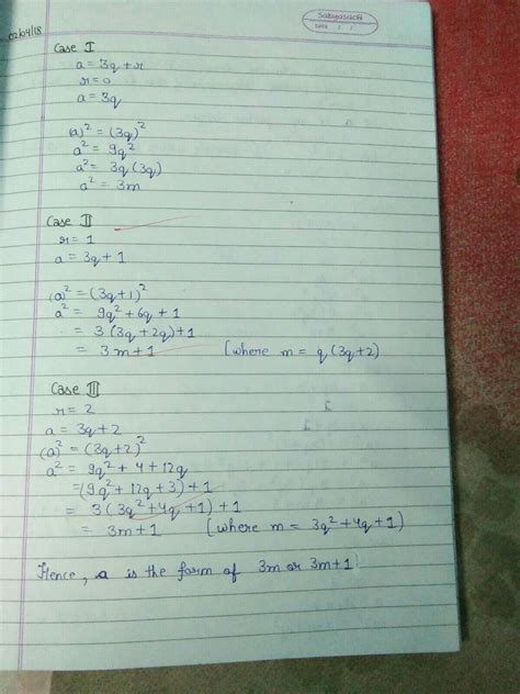 Show that cube of any positive integer is of the form 9m 9m+1 9m+8 ...