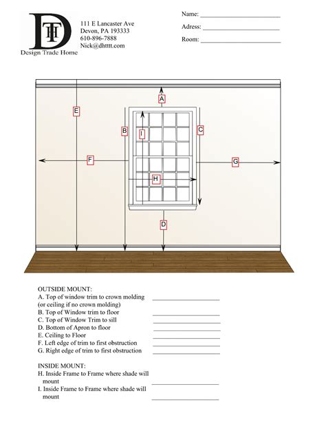 Image result for Bay Window Measurement Worksheet