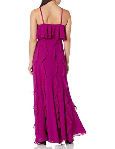 Buy Tahari by Arthur S. Levine Women's Sleevless Flutter Flounce Gown ...