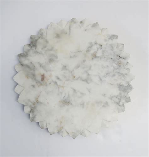 Marble Lazy Susan For Sale at 1stDibs | scalloped marble lazy susan ...